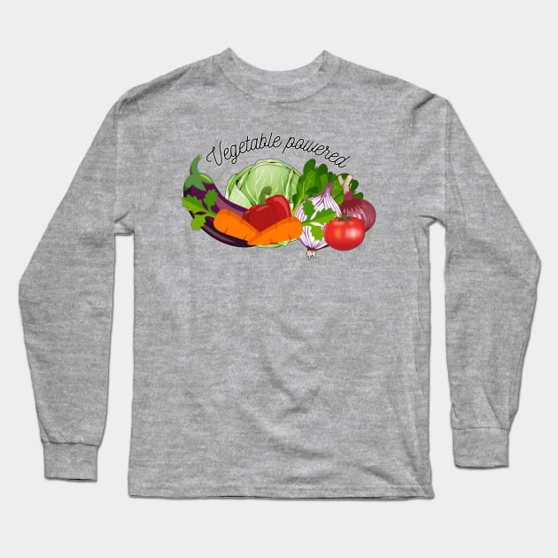 Vegetable powered Long Sleeve T-Shirt by justNickoli